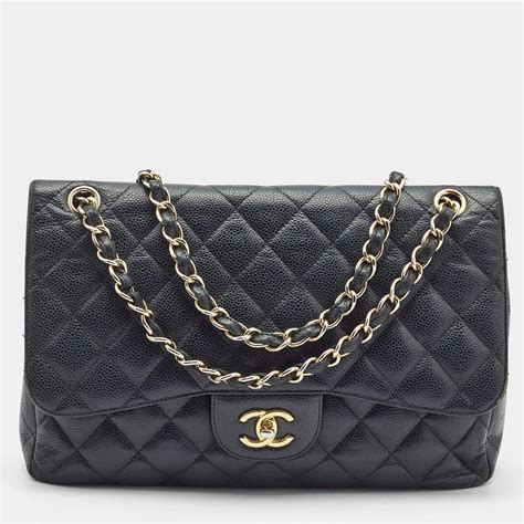 2011 Medium Classic Caviar Double Flap shoulder bag